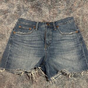 Madewell High rise Jean Shorts